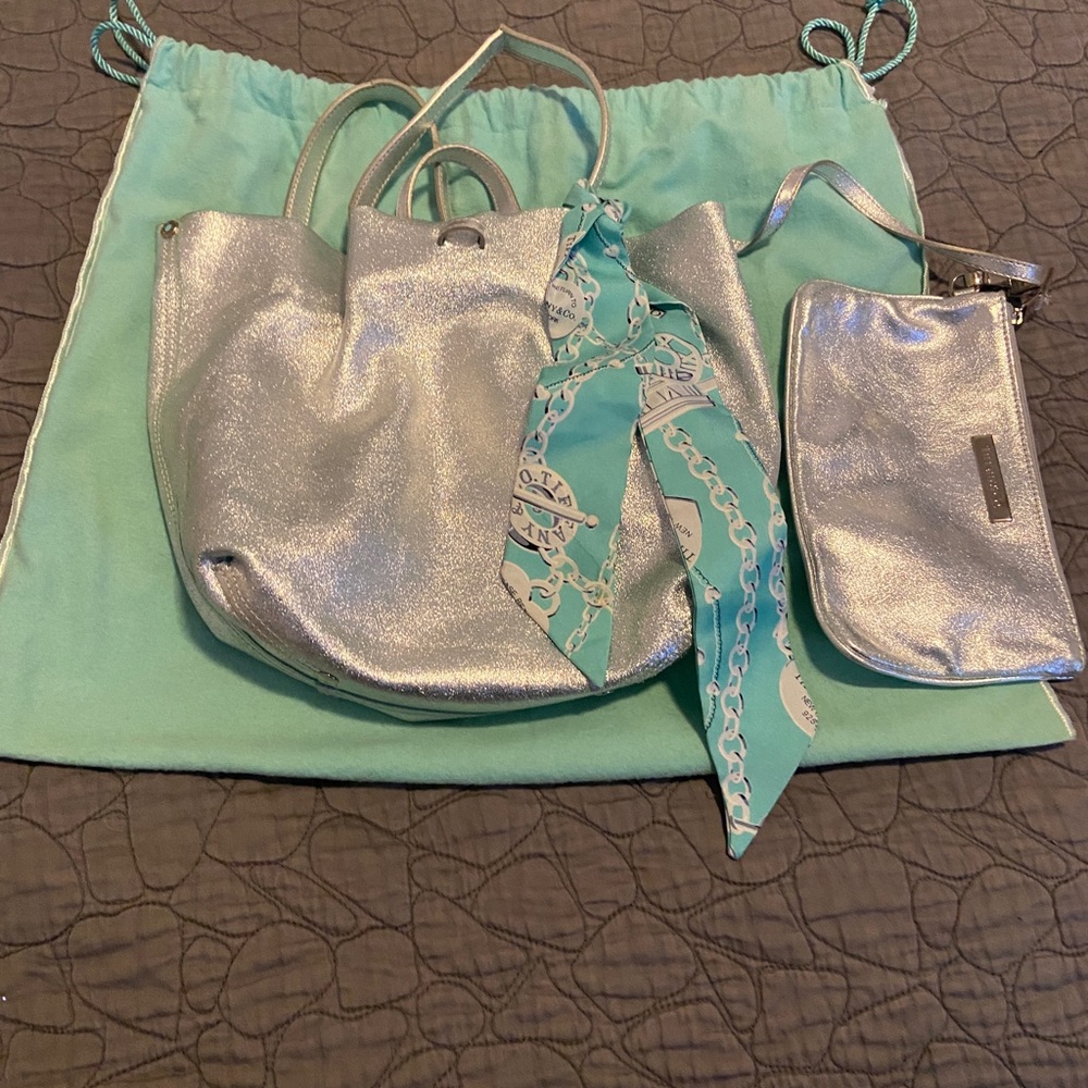 Tiffany & Co. mini tote with wristlet